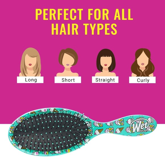 Hello Kitty Keroppi Sanrio Goody Wet Brush Limited Edition Detangler Gift Set - Picture 6 of 8